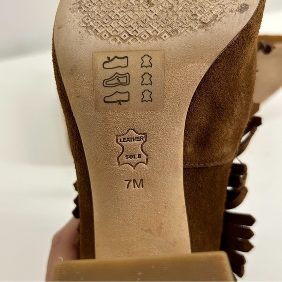 Tory Burch Brown Embroidered Ankle Boots - Picture 10 of 12